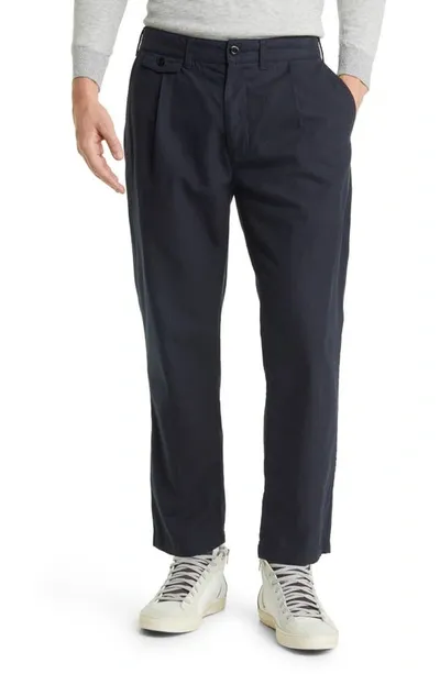 Rails Marcellus Pants In Navy Charcoal Pin Stripe