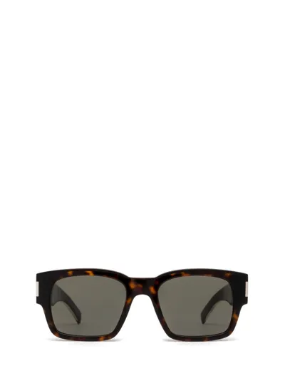 Saint Laurent Eyewear Square Frame Sunglasses In Brown