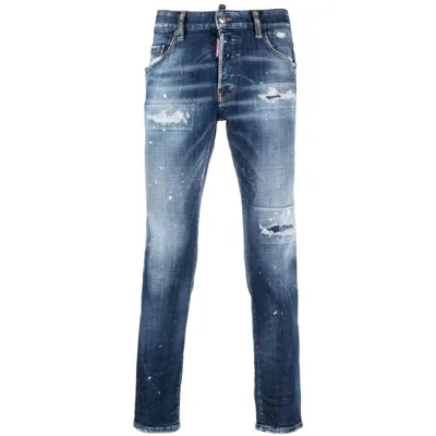 Dsquared2 Cotton Jeans In Blue