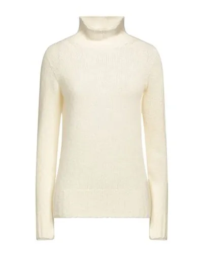 Gentryportofino Ribbed Alpaca And Silk-blend Turtleneck Sweater In White