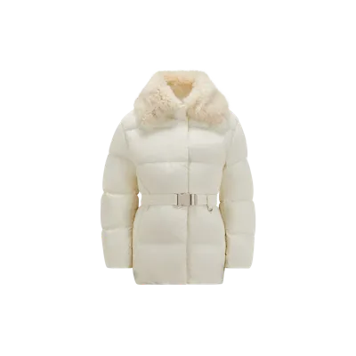 Moncler Collection Doudoune Courte Macareux In White