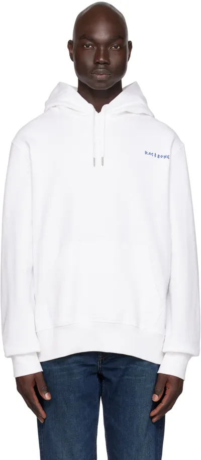 Rag & Bone White Coffee Hoodie