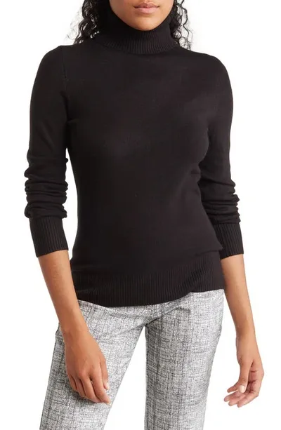 French Connection Babysoft Turtleneck Sweater In Black