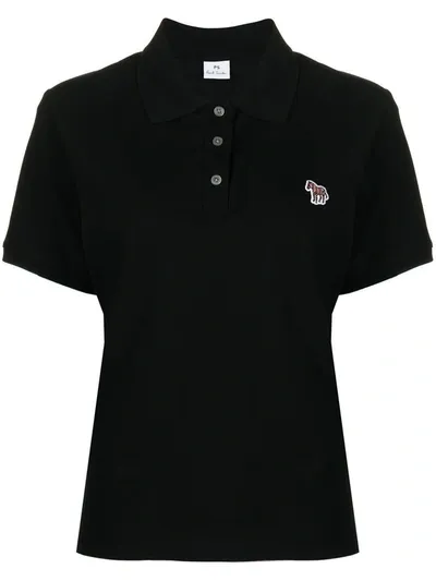 Paul Smith Black Zebra Polo Shirt