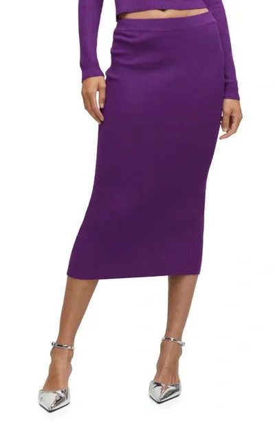 Mango Jupe In Purple