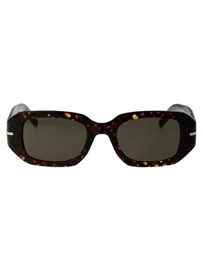 Hugo Boss Boss 1608/s Sunglasses In 2vmir Havana Pattern