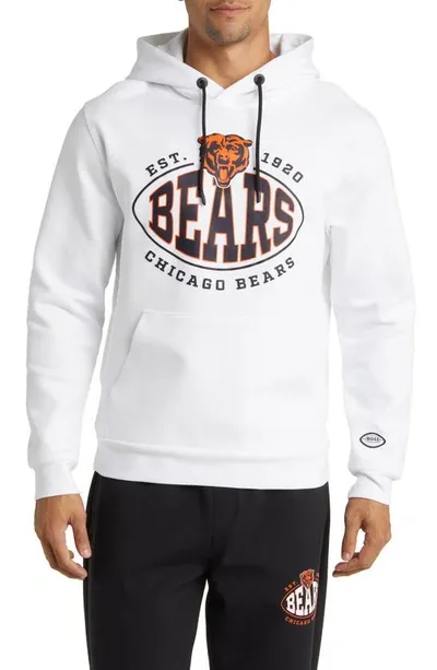 Hugo Boss X Nfl Chicago Bears Crewneck Sweatshirt In Bears Open White