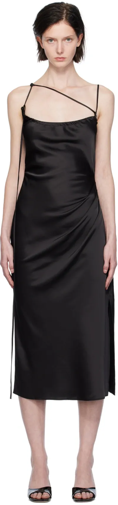 Kijun Black Rita Midi Dress