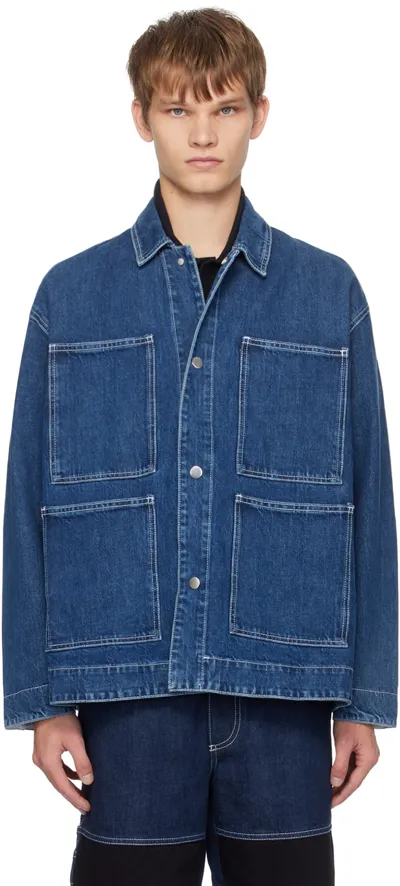 Sunnei Blue Bellidentro Denim Jacket