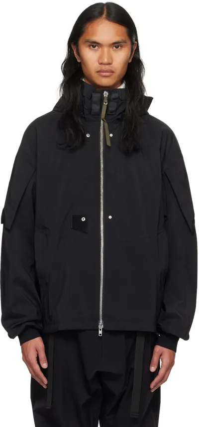 Acronym Black J110ts-gt Jacket In Black/black