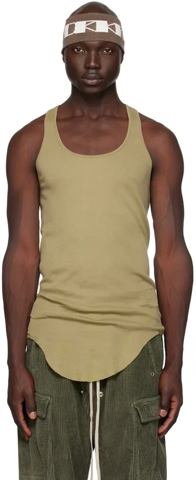 Rick Owens Drkshdw Drk Tank In Green