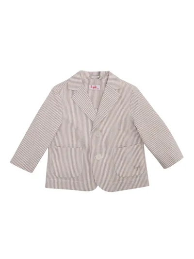 Il Gufo Rope Colored Blazer In Beige