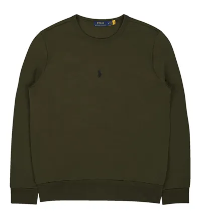 Polo Ralph Lauren Pony Embroidered Crewneck Sweatshirt In Green