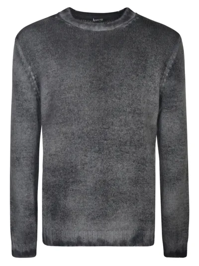 Avant Toi Round Neck Sweater In Grey