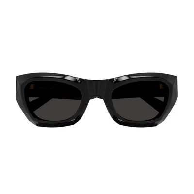 Bottega Veneta Eyewear Cat Eye Frame Sunglasses In Black