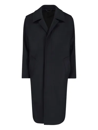 Rier One-breasted Coat In Black  