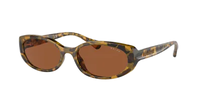 Ralph Woman Sunglasses Ra5306u In Dark Brown