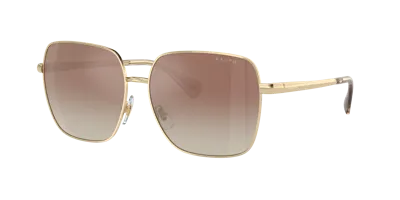 Ralph Woman Sunglasses Ra4142 In Brown Mirror Gradient