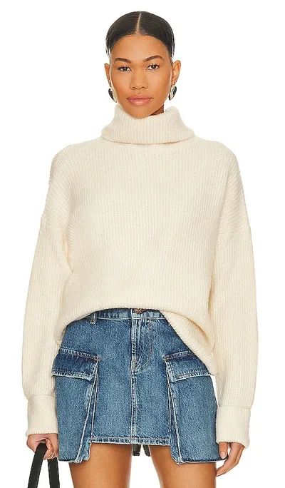 Lblc The Label Jackie Sweater In Cream