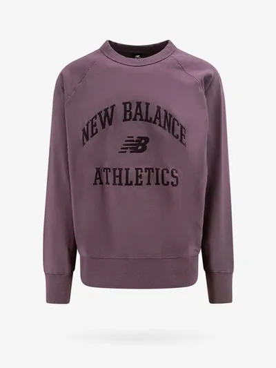 New Balance Sweatshirt In Purple