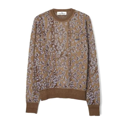 Vivienne Westwood Jacquard Crewneck Jumper In Multi