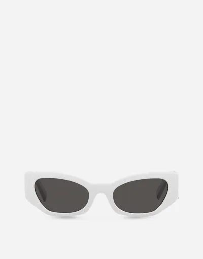 Dolce & Gabbana Dg Elastic Sunglasses In White