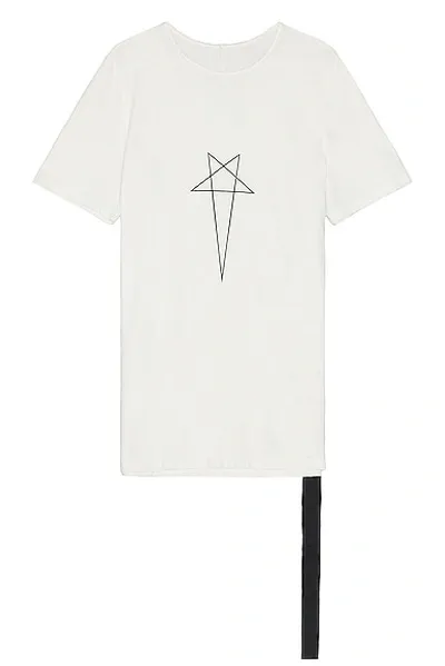 Rick Owens Drkshdw T-shirt With Logo In White