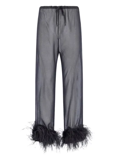 Oseree Plumage Pants Black