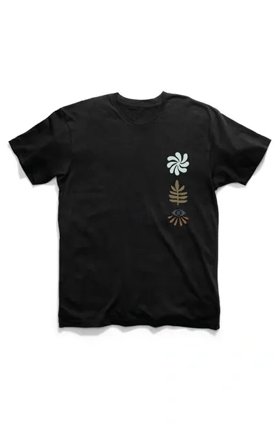 Stance Sedona Cotton Graphic T-shirt In Black