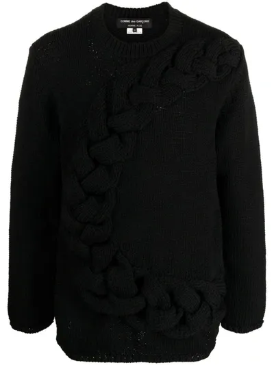 Homme Sweaters In Black