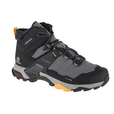 Pre-owned Salomon Schuhe Trekking Herren  X Ultra 4 Mid Winter Ts 413552 Grau