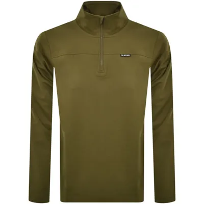 G-star G Star Raw Half Zip Tweeter Sweatshirt Green