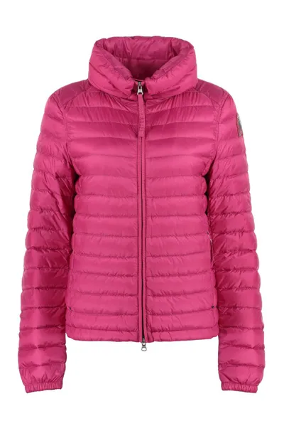 Parajumpers Ayame Short Down Jacket In Pink