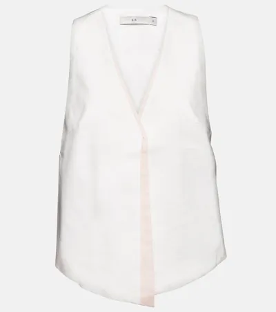 Sir. Dune Linen-blend Vest In Neutrals