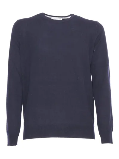 Kangra Cashmere Girocoll In Blue