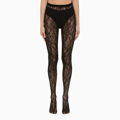 Wardrobe.nyc Wardrobe. Nyc Lace Tights Black S