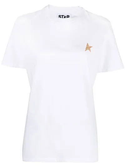 Golden Goose Cotton Jersey T-shirt In White