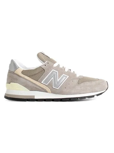 New Balance Multicolor Made In Usa 996 Core Sneakers In Grey