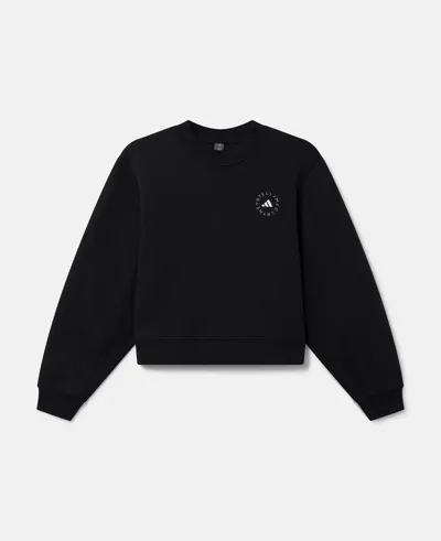 Stella Mccartney Logo Sweatshirt In Black