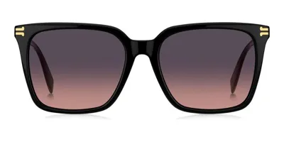 Marc Jacobs Eyewear Rectangular Frame Sunglasses In Black