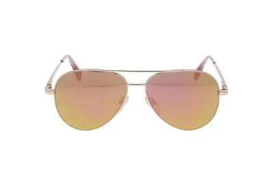 Cutler And Gross Aviator Sunglasses In Gold