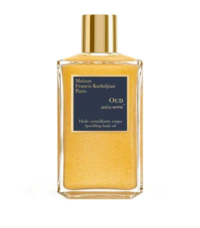 Maison Francis Kurkdjian Oud Satin Mood Scented Sparkling Body Oil, 6.7 Oz. In Multi