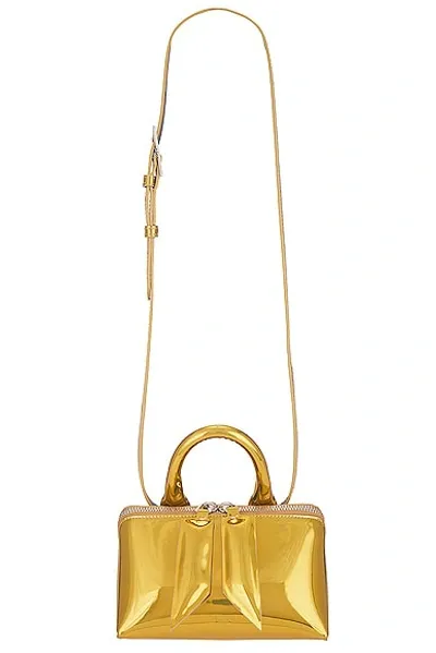 Attico Friday Crossbody Bag In Gold