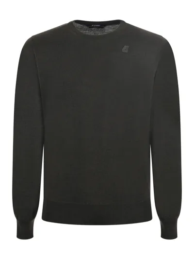 K-way Sweater In Verde Scuro