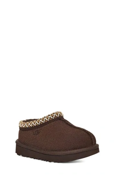 Ugg (r) Kids' Tasman Ii Water Resistant Slipper In Dark Brown