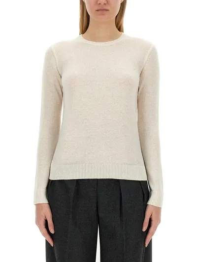 Theory Kaylenna Cashmere Crewneck Sweater In Beige