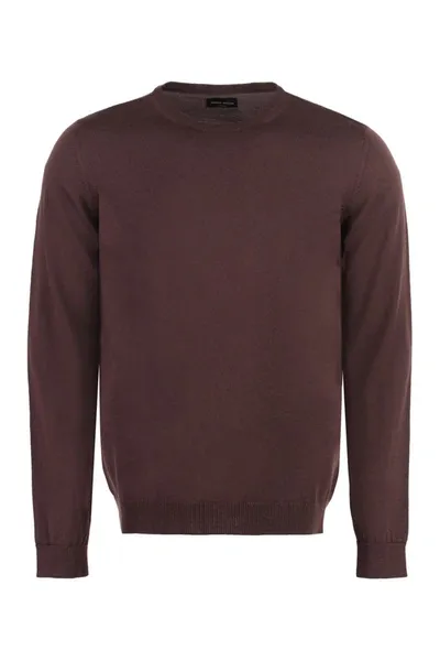 Roberto Collina Knitwear In Brown Wool