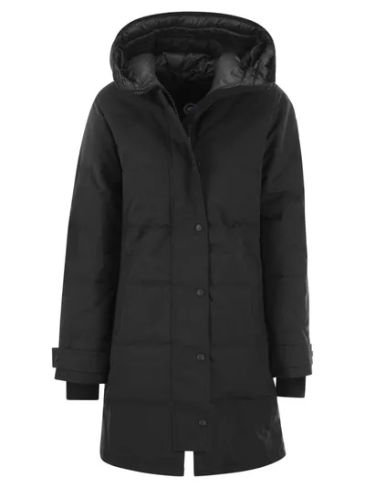 Canada Goose Shelburne Down Parka In Nero