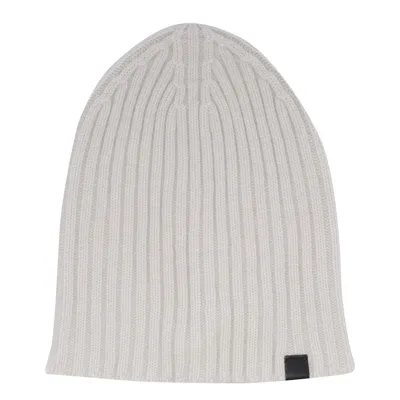 Tom Ford Ribbed-knit Cashmere Beanie In White