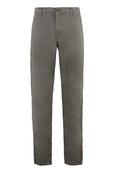 Aspesi Cotton Trousers In Green